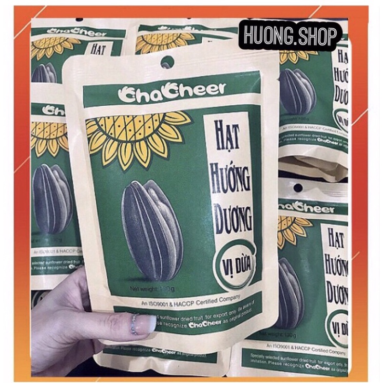 Hạt Hướng Dương Chacheer 130g Vị dừa/ Mộc/ Ngũ Vị Hương