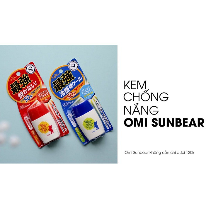 Kem chống nắng omi Sun Bear Plus SPF50+/PA++++