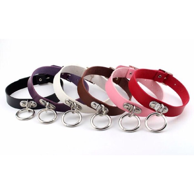 Vòng cổ choker da