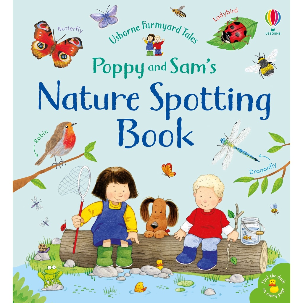 Sách Usborne - Poppy and Sam's Nature Spotting Book - học tiếng anh qua thiên nhiên