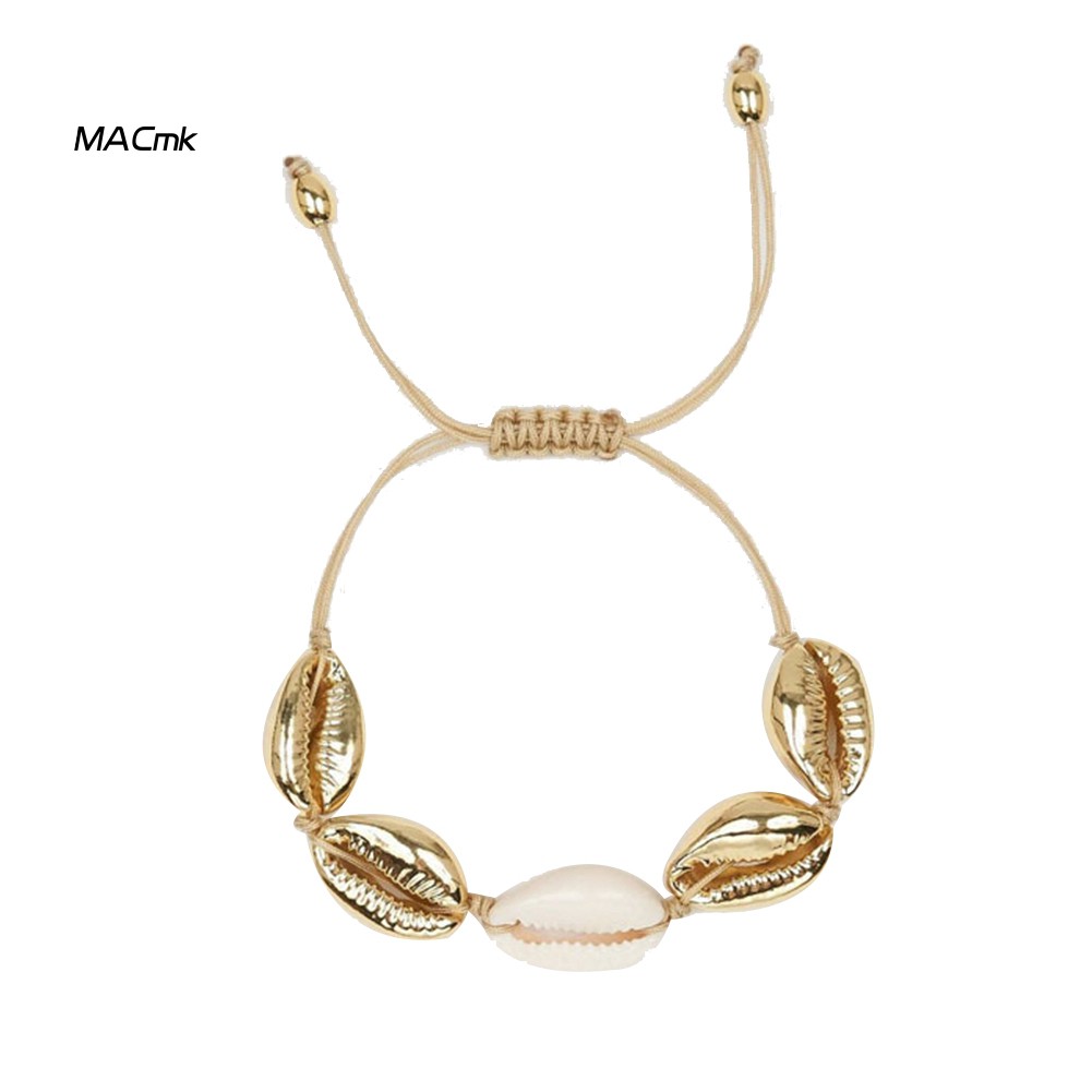 Vòng Tay Vỏ Sò bohemia Thời Trang Mùa Hè Cho Nữ
