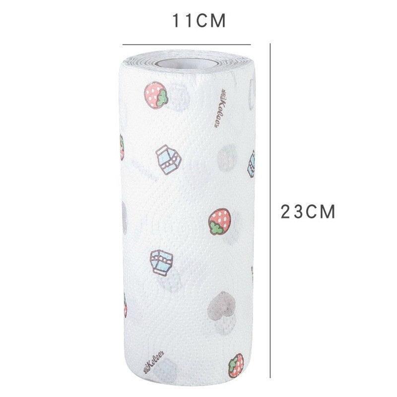 Cuộn giấy lau nhà bếp đa năng chất liệu rayon có thể giặt được