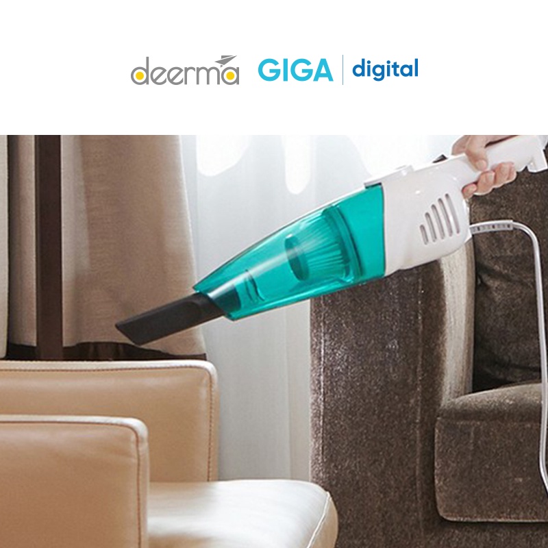 Máy hút bụi cầm tay gia đình Deerma DX118C / DX115C / DX128C -  Công suất 400W - 600W 3 đầu hút, dây 4.5m