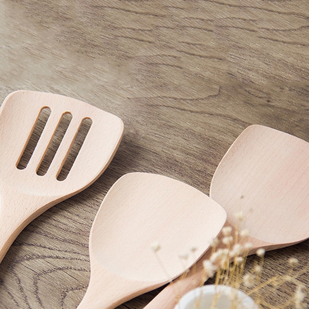 EPOCH Xẻng Nấu Ăn Bằng Gỗ 30 / 35cm