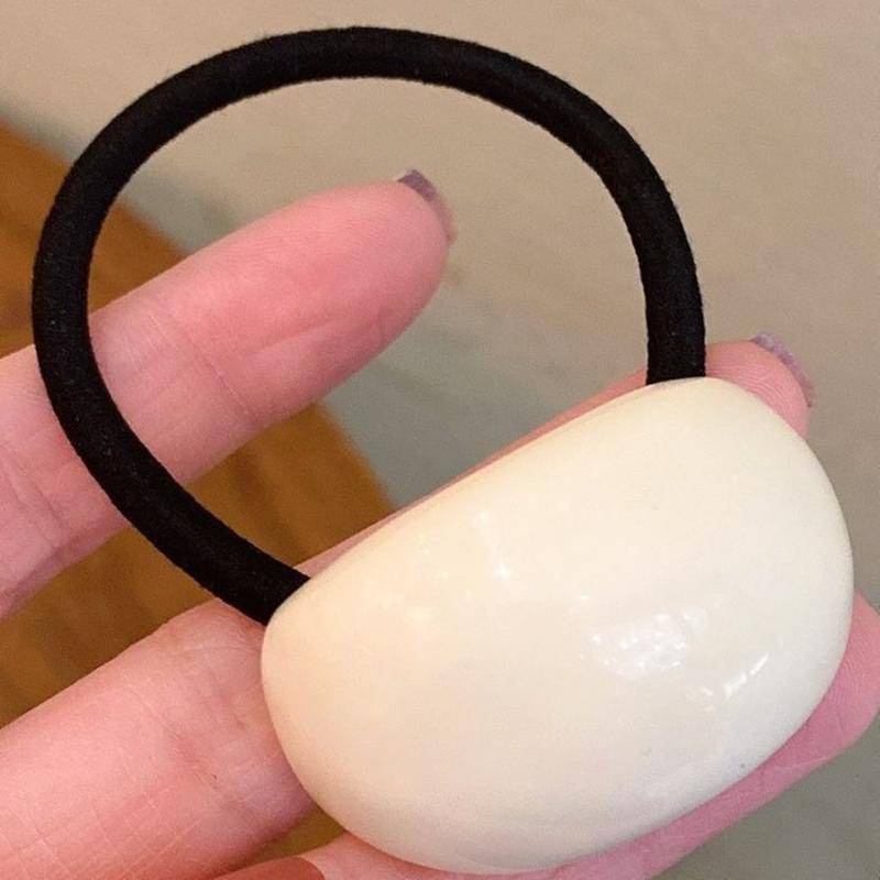 Dây Buộc Tóc Cao Su Màu Sắc Ngọt Ngào Phong Cách Hàn Quốc Cho Nữ