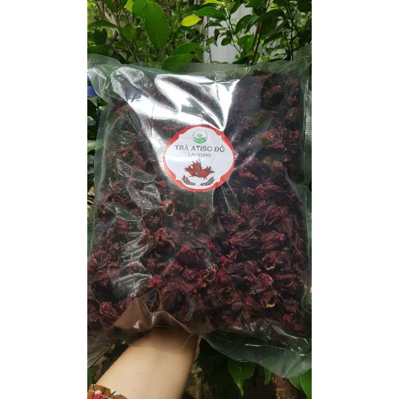 Trà hoa hibicus/atiso đỏ 1kg/2 túi lớn.