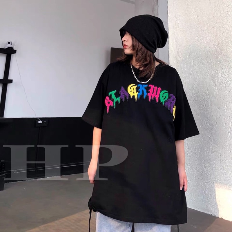 ÁO PHÔNG UNISEX chữ chảy nhiều màu TH
