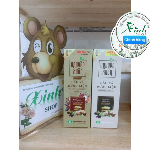 Dầu xả dược liệu nguyên Xuân chai 180ml đủ loại