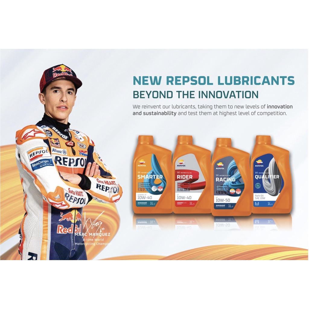 [Tặng Phễu Nhớt] REPSOL RACING 10W40 1L mẫu 2022 NPP Huỳnh Châu, Nhớt 100% Tổng Hợp Cao Cấp, Xe Mô Tô PKL,Exciter,Winner