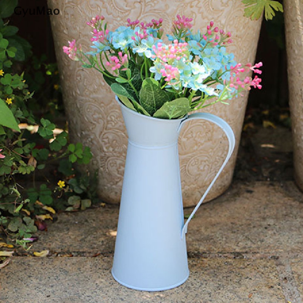 Bình Hoa Bằng Thiếc Kích Thước 20cm Dùng Trang Trí Nhà Cửa / Tiệc Cưới