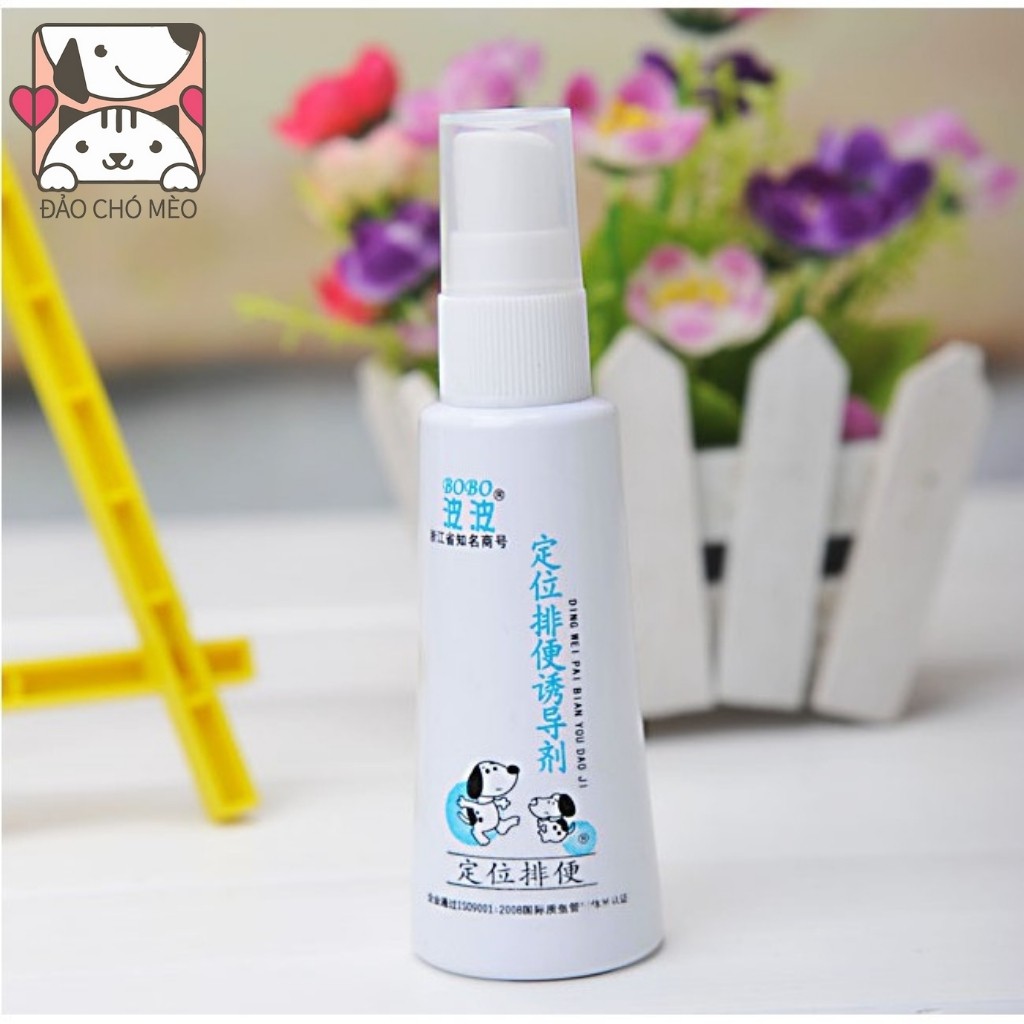 Xịt hướng dẫn vệ sinh đúng chỗ BoBo loại thế hệ mới - Xịt Bobo giúp chó mèo vệ sinh đúng chỗ - Đảo Chó Mèo