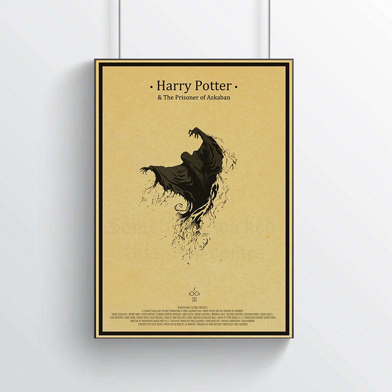 Poster Phim Harry Potter Dán Tường Trang Trí Độc Đáo