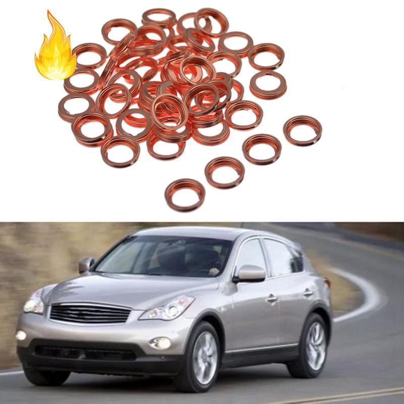 50 Vòng Đệm Cao Su Cho Động Cơ Xe Hơi Infiniti Nissan 1102601M02