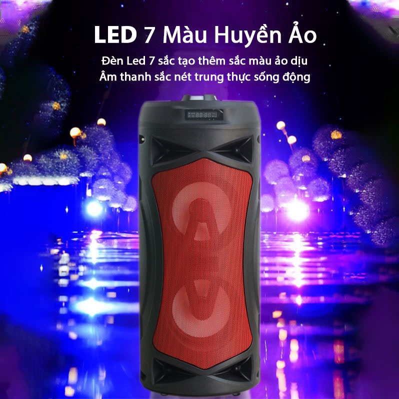 Loa Bluetooth SOONBOX-S4403, công suất 10W, dung lượng 1200mAh, thiết kế thể thao,dây đeo cá tính, tặng kèm micro remote