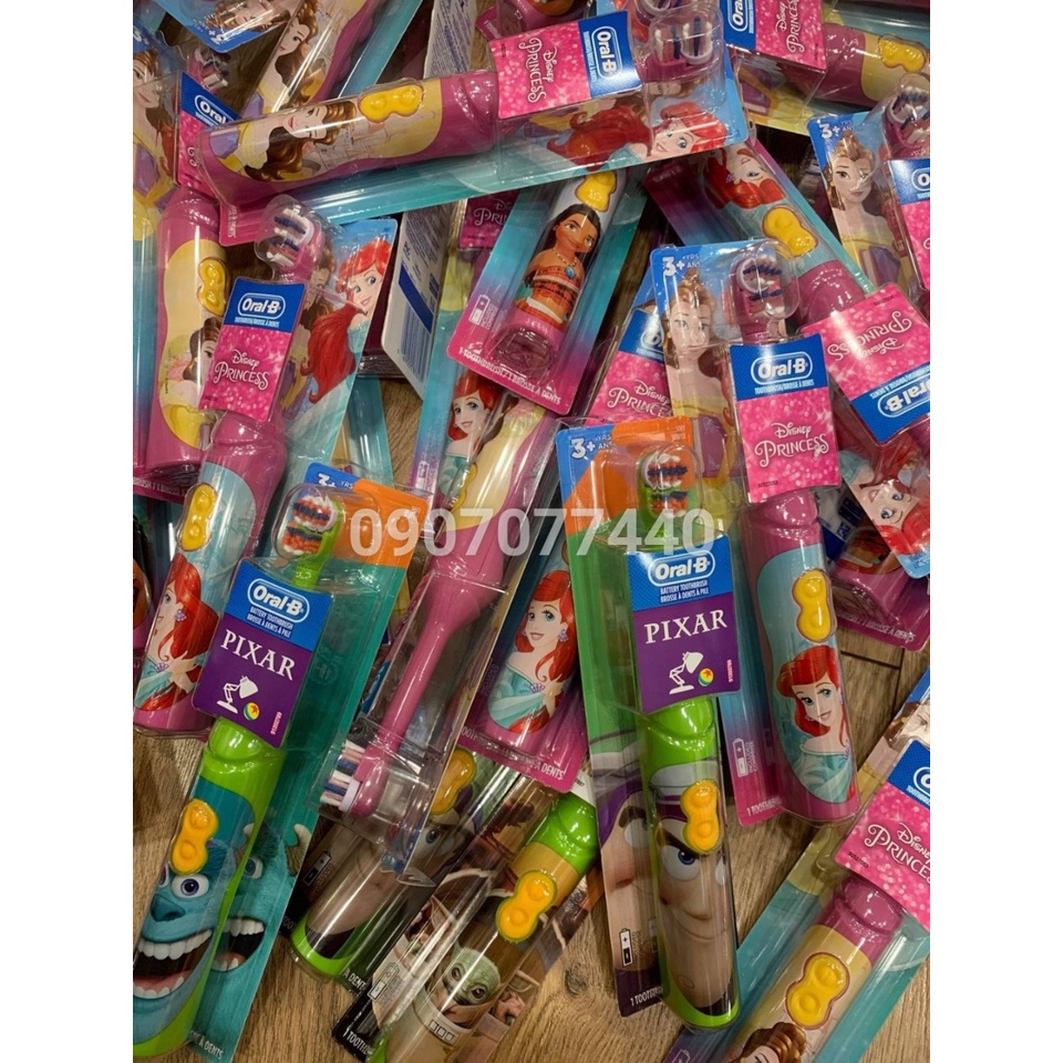 Bàn Chải Đánh Răng Chạy Pin 0ral-B (Người Lớn Và Trẻ Em Trên 3 Tuổi)