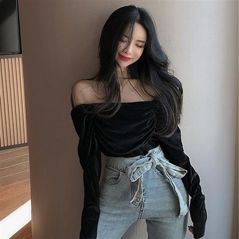 Áo Thun COZOK Lưới Trễ Vai Quyến Rũ Thời Trang Cho Nữ