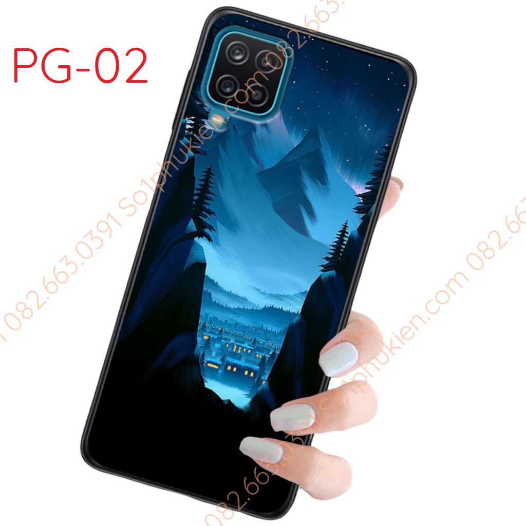 Ốp lưng Samsung Galaxy A12  A22 4G /5G  M32 ốp dẻo và ốp kính in hình họa tiết vintage,basic,nhẹ nhàng