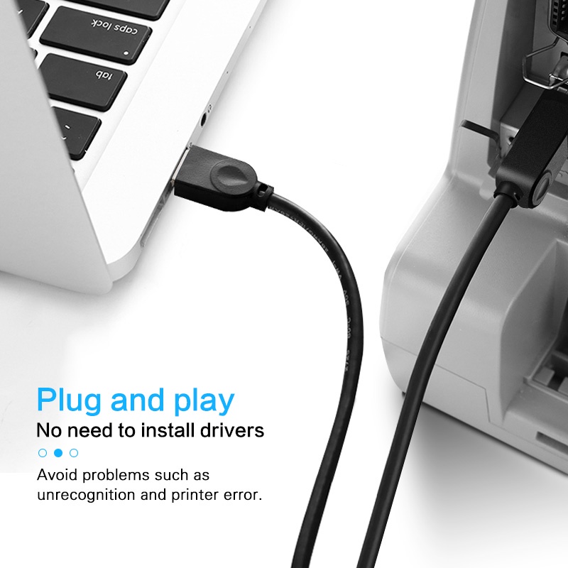 Cáp Truyền Dữ Liệu Hdoorlink Cho Máy In Canon Epson Cổng Usb 3.0 Dài 1m / 3m | BigBuy360 - bigbuy360.vn