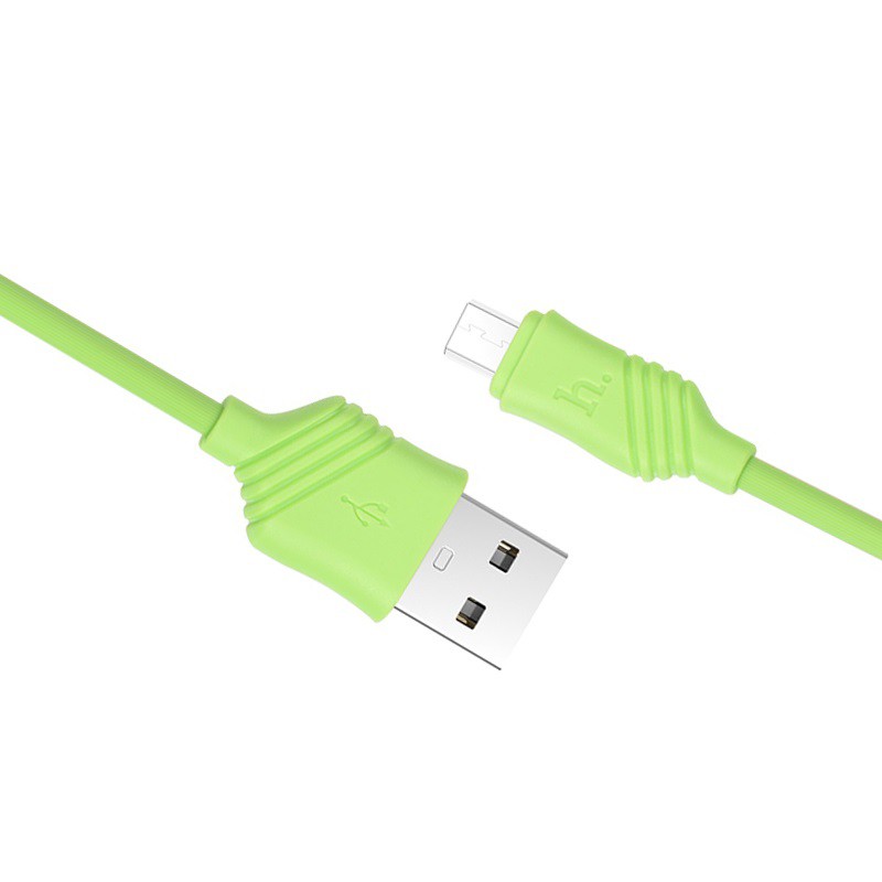 DÂY SẠC Hoco X6 cho Samsung Oppo Xiaomi..., kết nối Micro USB, sạc nhanh 2.4A, dài 1m – Chính Hãng