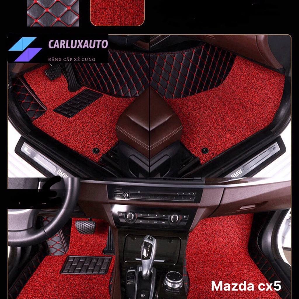 Thảm lót sàn ô tô 5d 6d cao cấp không mùi chống thấm nước cho Mazda CX5 2018-2023