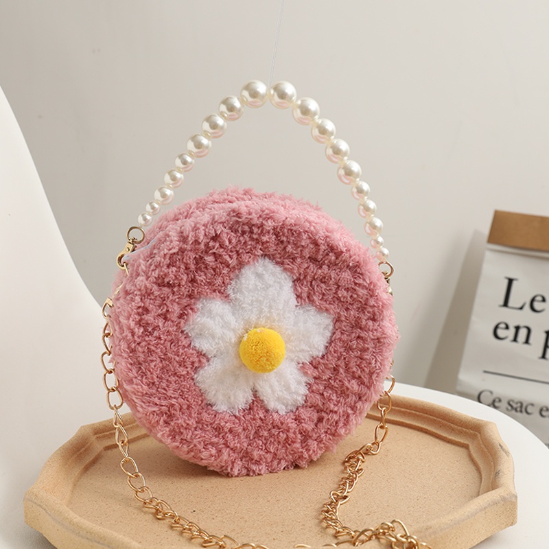 [Mẫu Mới 2022] DIY Combo Nguyên Liệu Làm Túi Tròn Bông Hoa Hạt Poom - Qùa Tặng Handmade Ý Nghĩa ( HÀNG SẴN)