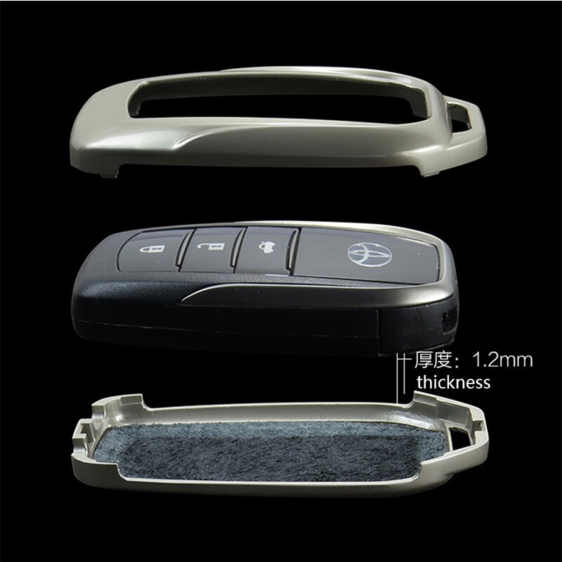 1 Vỏ Bọc Chìa Khóa Bằng Hợp Kim Kẽm Cho Xe Hơi Toyota Vios Avanza Camry RAV4 Highlander Corolla Prado