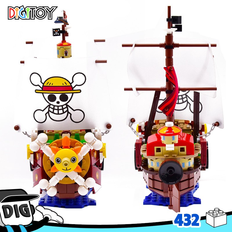 [ẢNH THẬT] 🎲 Lego 🎲 One Piece Thuyền Thousand Sunny - SY6299 - Đồ chơi lắp ráp, 432 mảnh, mô hình one piece