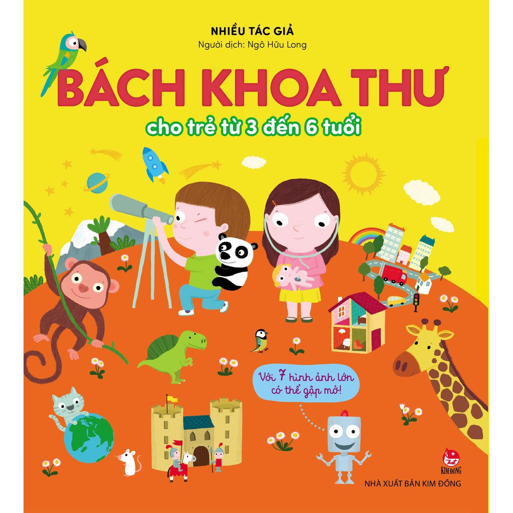 [Mã LIFEMALL995 giảm 10% đơn 99K] Sách - Bách khoa thư cho trẻ từ 3 đến 6 tuổi - NXB Kim Đồng