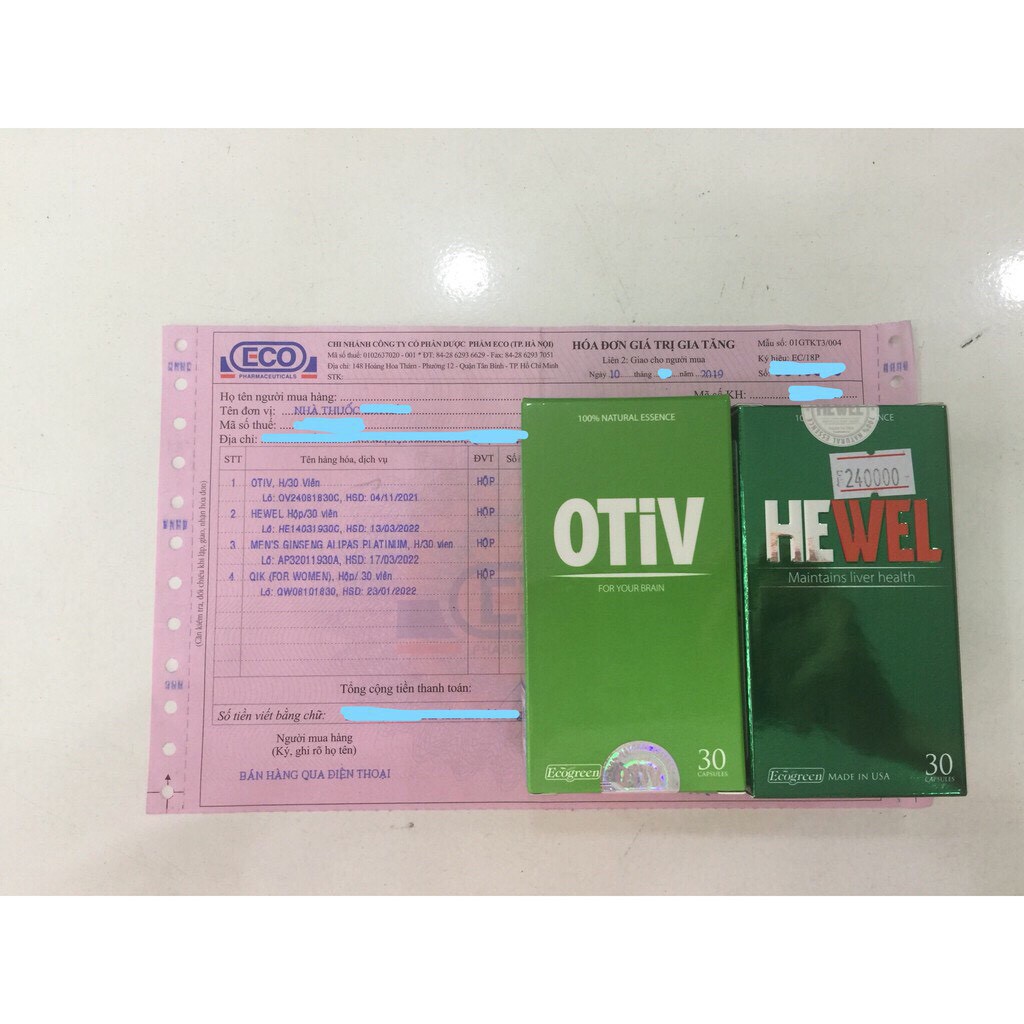 Viên Uống OTIV - Phòng Ngừa Và Hỗ Trợ Cải Thiện Tình Trạng Sa Sút Trí Tuệ, Suy Giảm Trí Nhớ Hộp 30 viên - Cobo Pharmacy