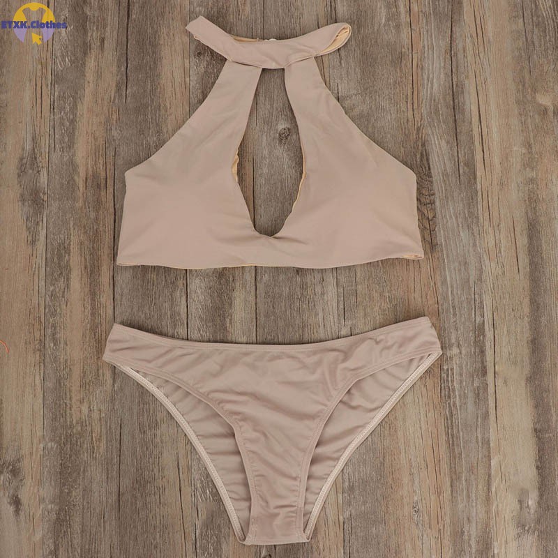 1 Bộ Bikini Màu Trơn Thời Trang Nữ Tính | BigBuy360 - bigbuy360.vn