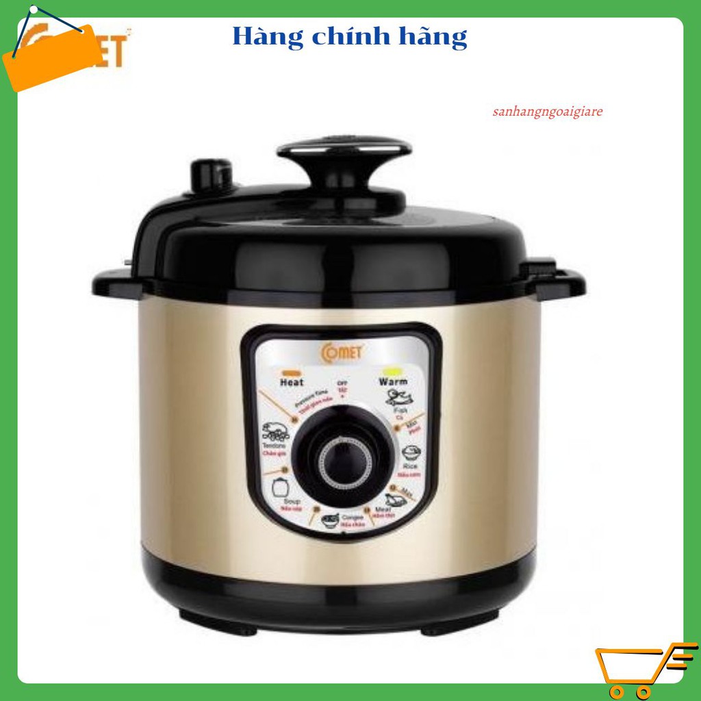 Nồi áp suất Comet CM6156 Dung tích 6.0L Công suất 1000W