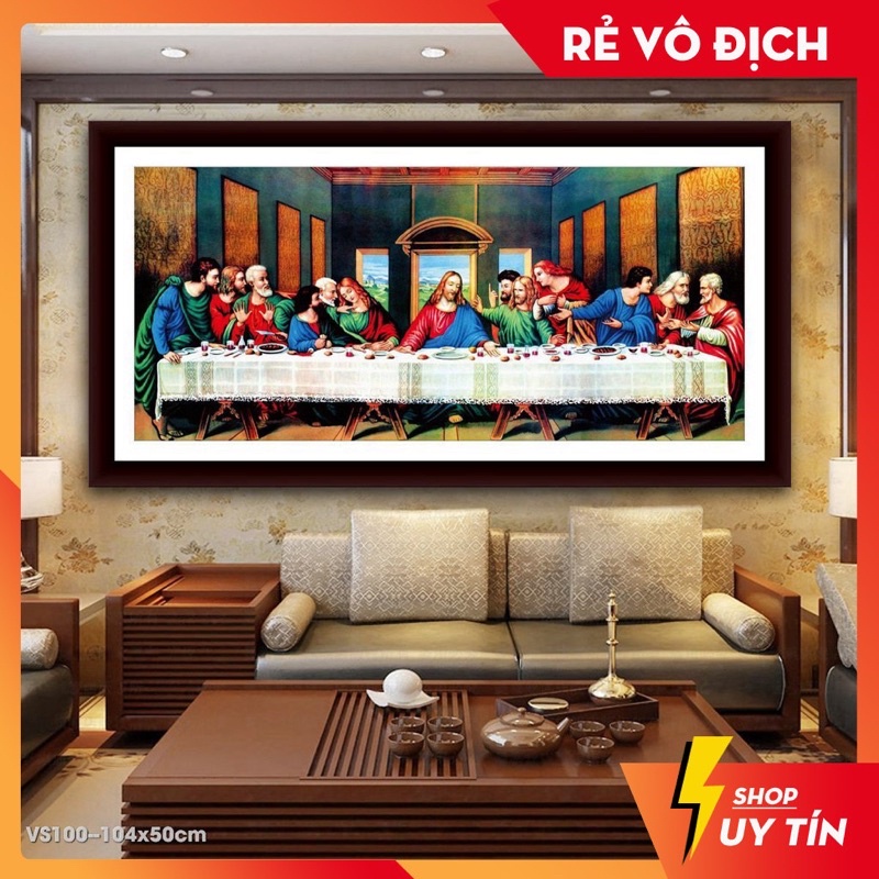 Tranh Đính Đá-Tranh Thêu Bữa Tiệc Ly-12 Thánh Tông Đồ Lv521,Vs100,Vs102,Vs285,Lv3073,Lv3373