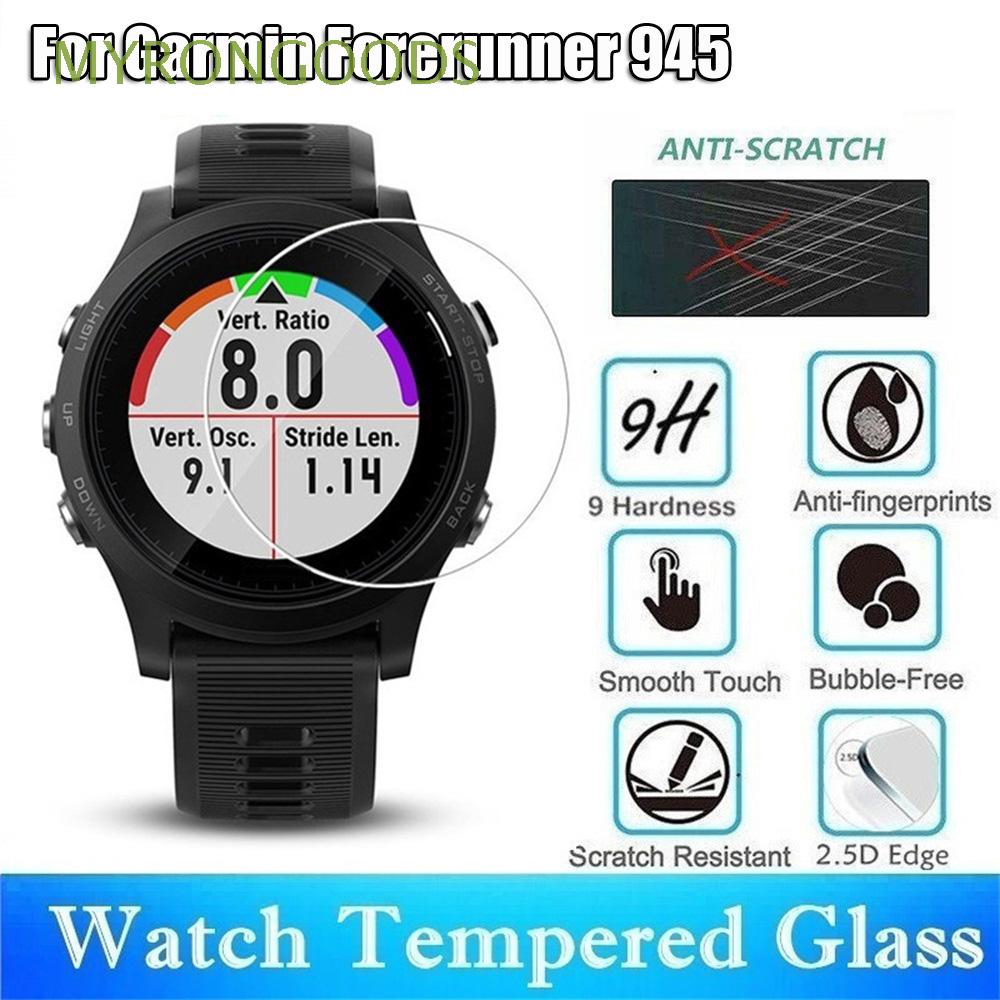 MYRON 9H Tempered Glass Screen Protector Ultra thin Protective Film for Garmin Forerunner 945
