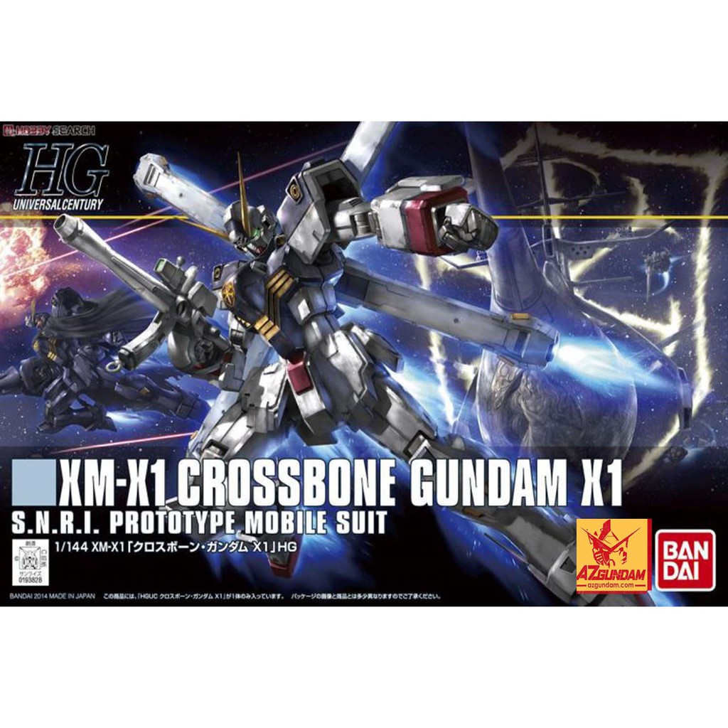Mô Hình Gundam HG Crossbone Gundam X1 Series HGUC Tỉ Lệ 1/144