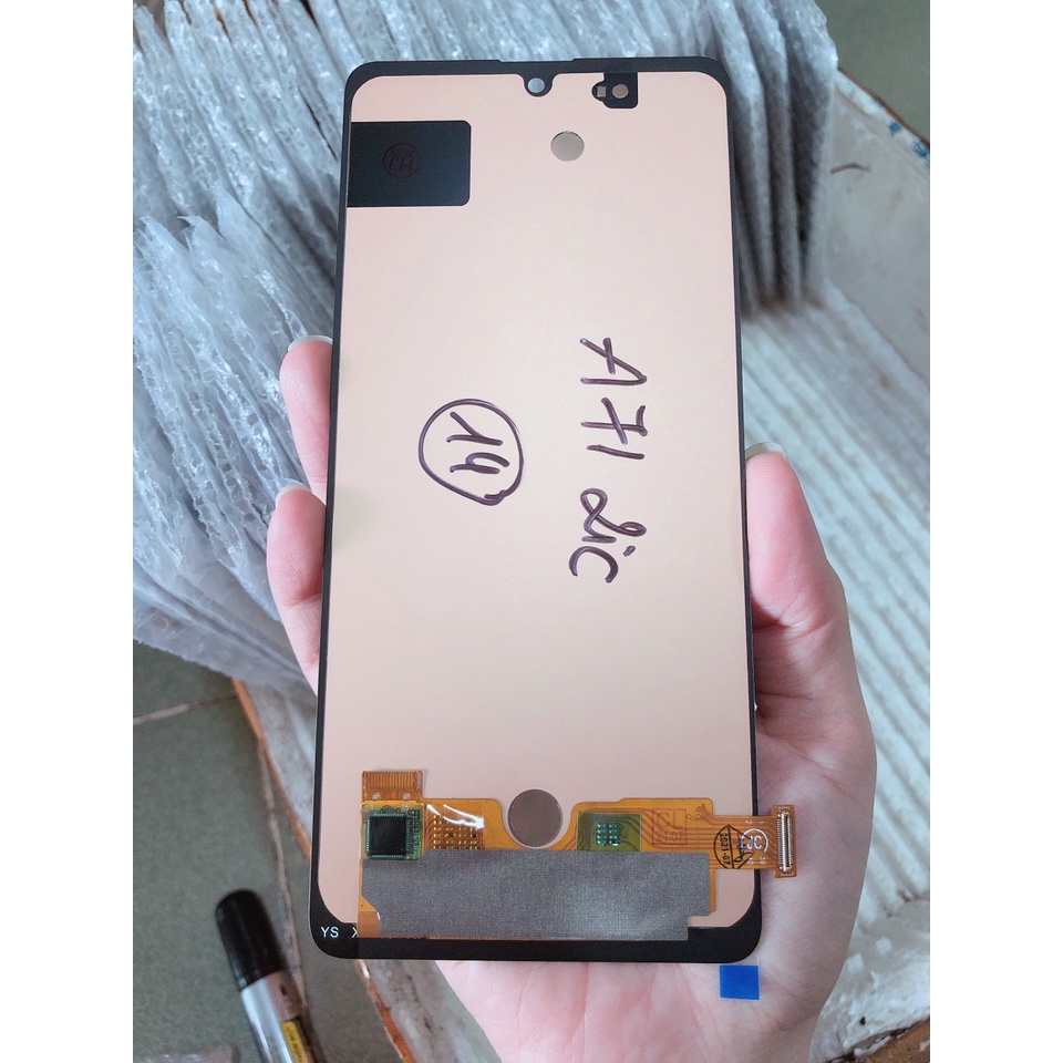 Màn Hình Samsung Galaxy A71 2019 / SM - A715 - Màn Hình Nguyên Bộ OLED 2 IC, Màu Đen