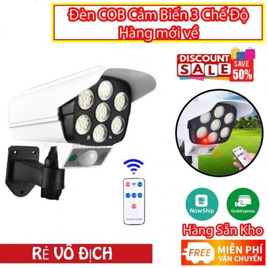 [FREESHIP] ĐÈN CẢM BIẾN NĂNG LƯỢNG MẶT TRỜI MÔ HÌNH CAMERA CL-877A