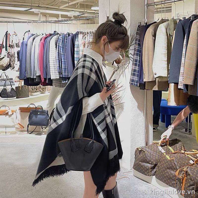 ✑Áo khoác cardigan hai mặt dáng rộng họa tiết kẻ sọc thời trang mới | BigBuy360 - bigbuy360.vn