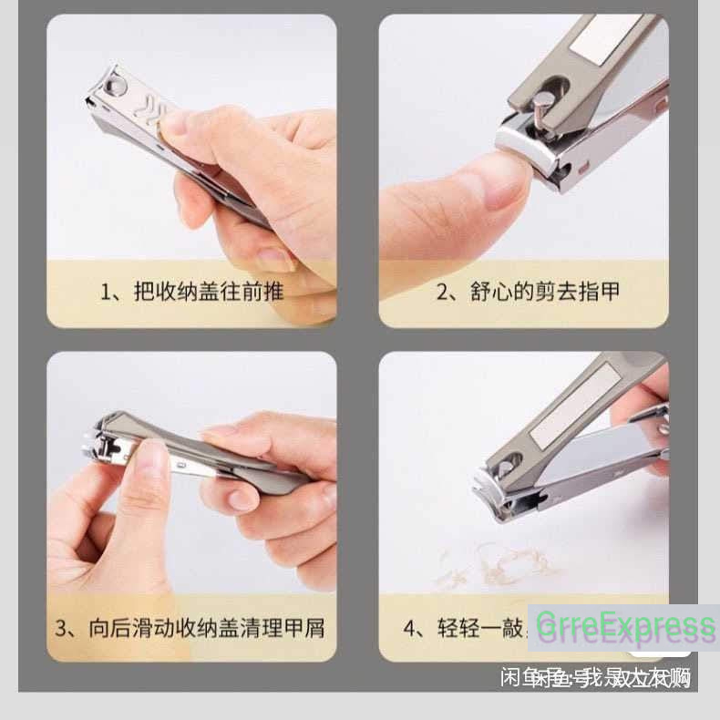 Bộ Bấm Móng Tay Bốn Món ZWILLING Của Đức Chống Bắn Bằng Thép Không Gỉ - Hàng Cao Cấp, Đẹp, Làm Quà Tặng