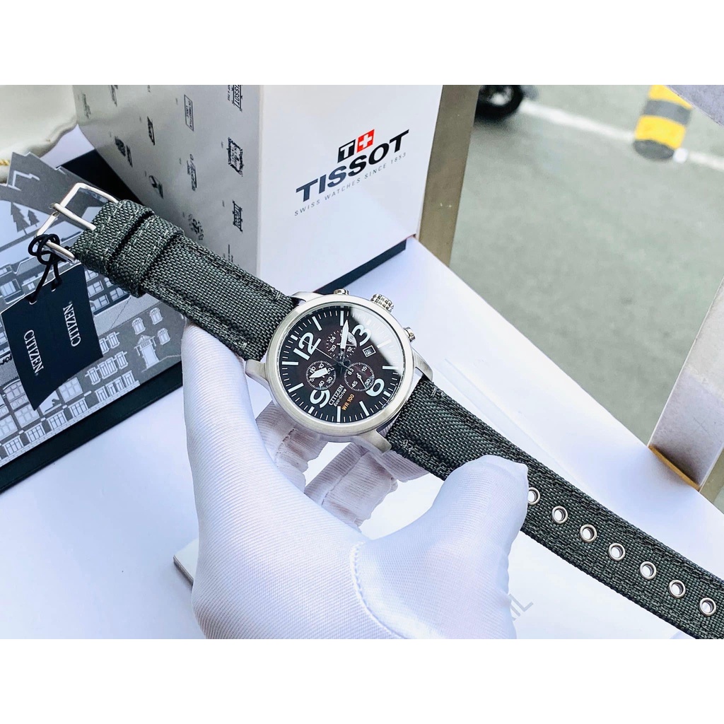 Đồng hồ nam dây vải Citizen AT2100 09E