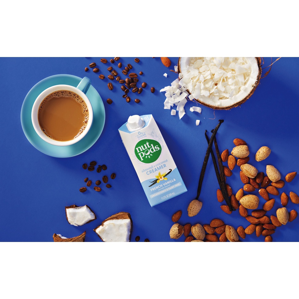 KEM SỮA LỎNG nutpods Dairy-Free Creamer FRENCH VANILLA, ĂN KIÊNG &amp; KHÔNG ĐƯỜNG, 330ml (11.2oz)