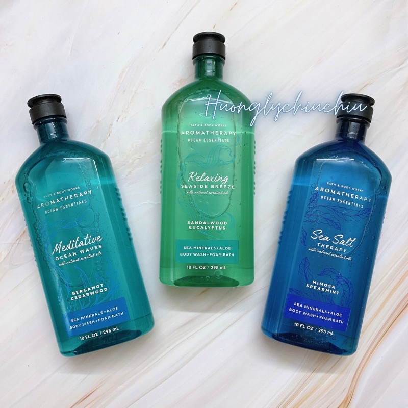 Gel tắm tinh dầu thư giãn Bath and Body Works