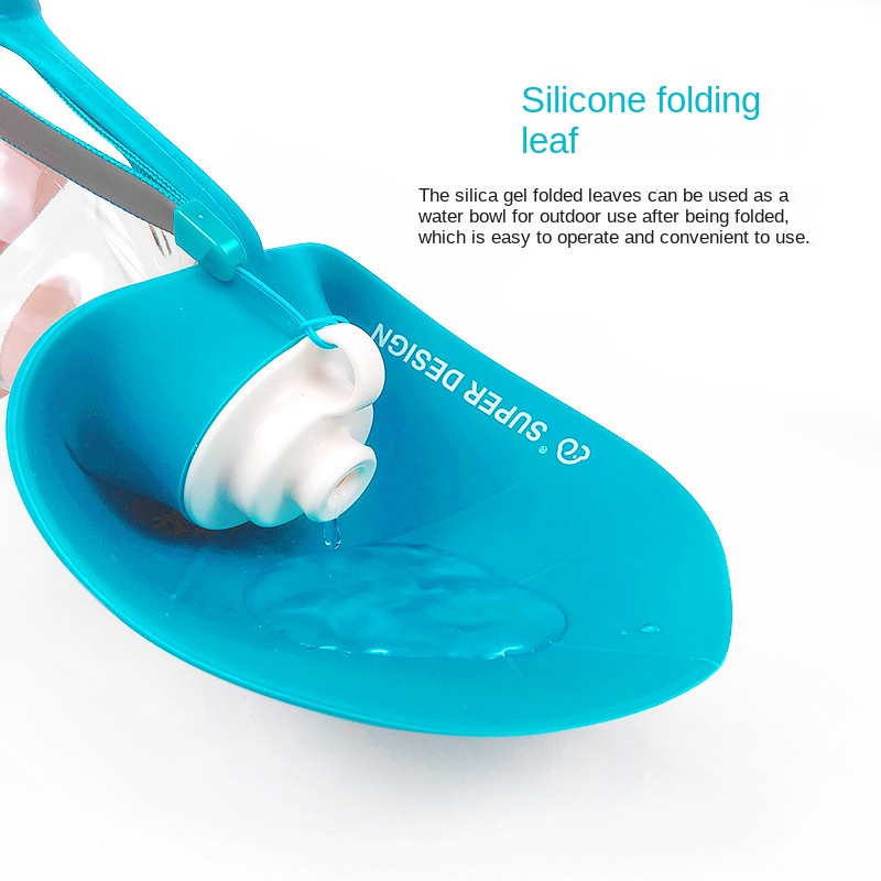 Bình Đựng Nước Uống Ngoài Trời Cho Thú Cưng Hình Chiếc Lá