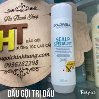 Dầu Gội Trị Da Đầu Dầu 250ml - Goldwell Deep Cleansing Shampoo.