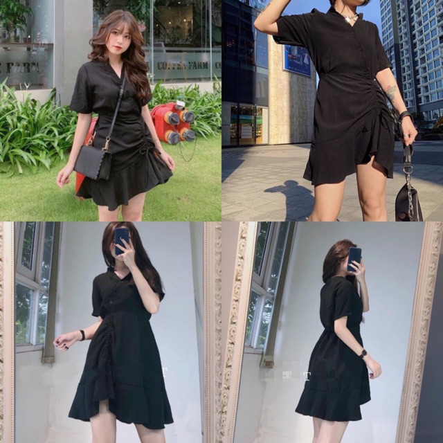 [Mã WASTGO hoàn 10% xu đơn 99k] [ ẢNH THẬT TỪ KHÁCH HÀNG ] ĐẦM XINH RÚT DÂY PETTIE DRESS ĐỘC LẠ - ĐẦM XOÈ NHẸ PHÍA ĐUÔI | WebRaoVat - webraovat.net.vn