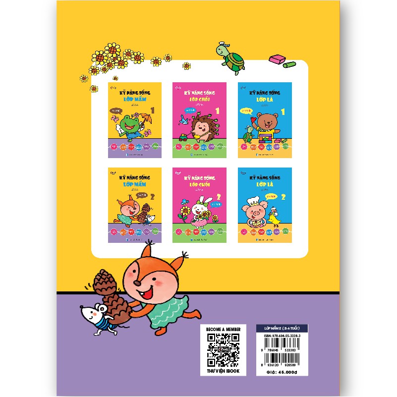 Sách thiếu nhi - KỸ NĂNG SỐNG - Lớp Mầm 2 (3-4 tuổi) | BigBuy360 - bigbuy360.vn