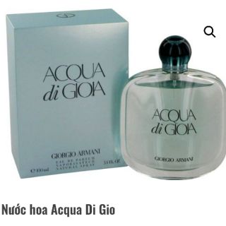 Nước Hoa Nữ Acqua Di Gioia