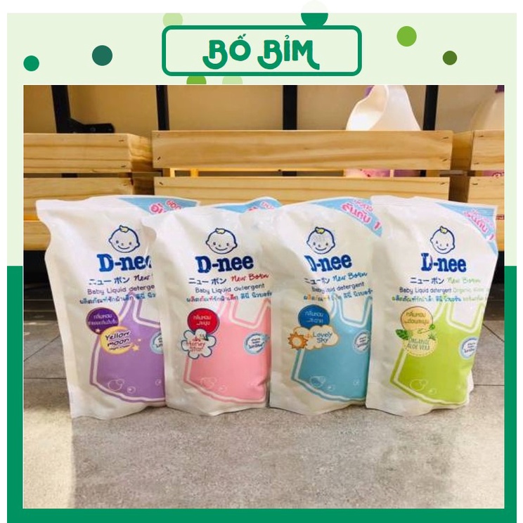 ⚡CHÍNH HÃNG⚡Nước Giặt Dnee Cho Bé Sơ Sinh (Túi 600ml) - Hàng Nội Địa Thái Lan - An Toàn Cho Bé Yêu
