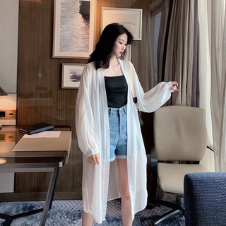 CCVN Áo Khoác Voan Dài Thời Trang Cho Nữ 0412