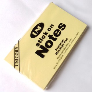 Giấy note, giấy ghi chú vàng 3x5