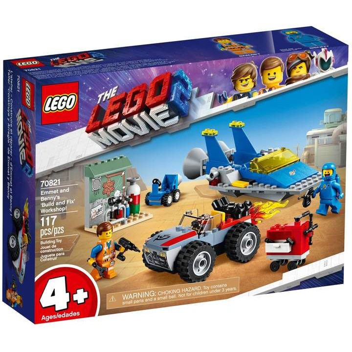 LEGO 70821 - Xưởng Lắp Ráp Của Emmet Và Benny